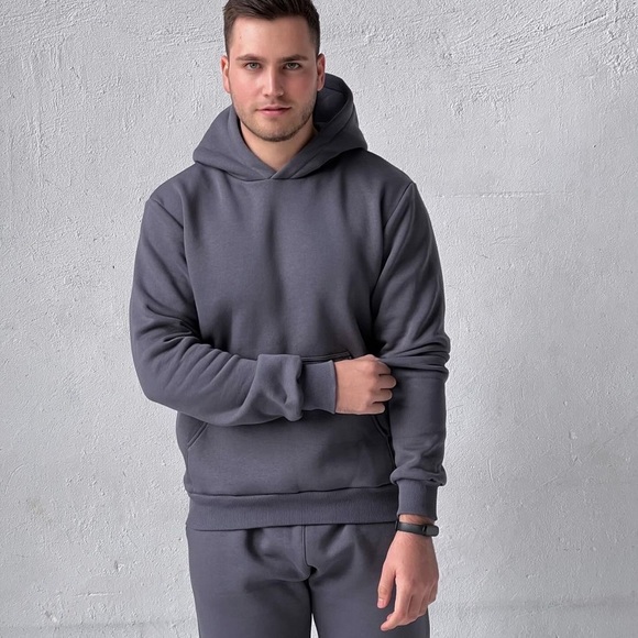 NEW graphite warm hoodie & joggers sets, fleece model ❄️​ - Picture 2 of 3